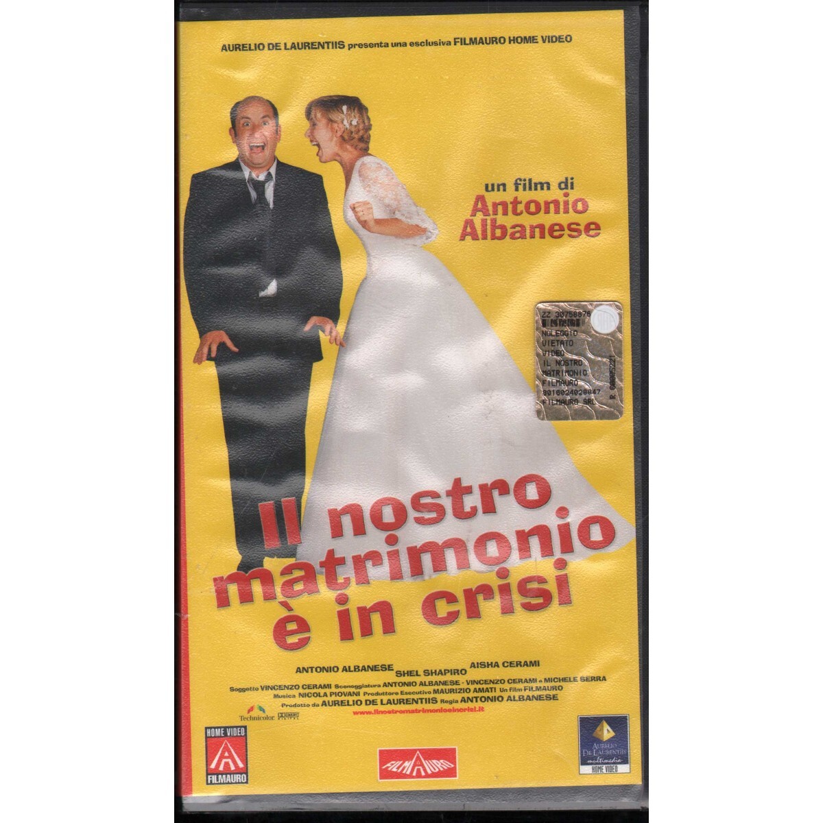 Il Nostro Matrimonio E' In Crisis VHS Antonio Albanese Univideo - 80160240288...