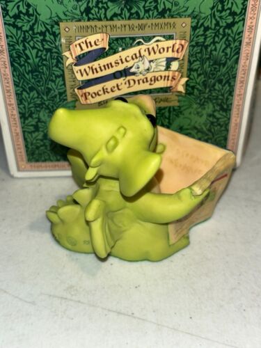 Pocket Dragons Real Musgrave Signed Figurine Good News New RARE M - Picture 2 of 4
