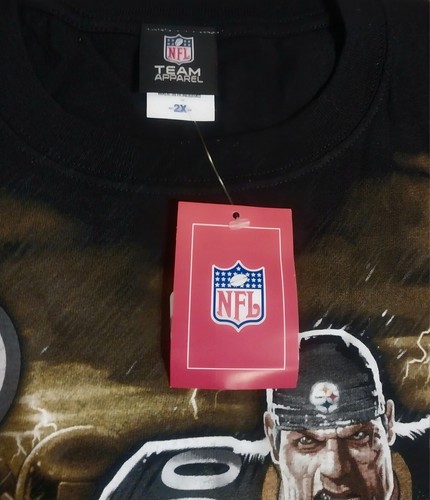 Pittsburgh Steelers shirt NFL Vintage Y2K Graphic Tee sz. 2XL/ XXL New w/ tags - Picture 4 of 8