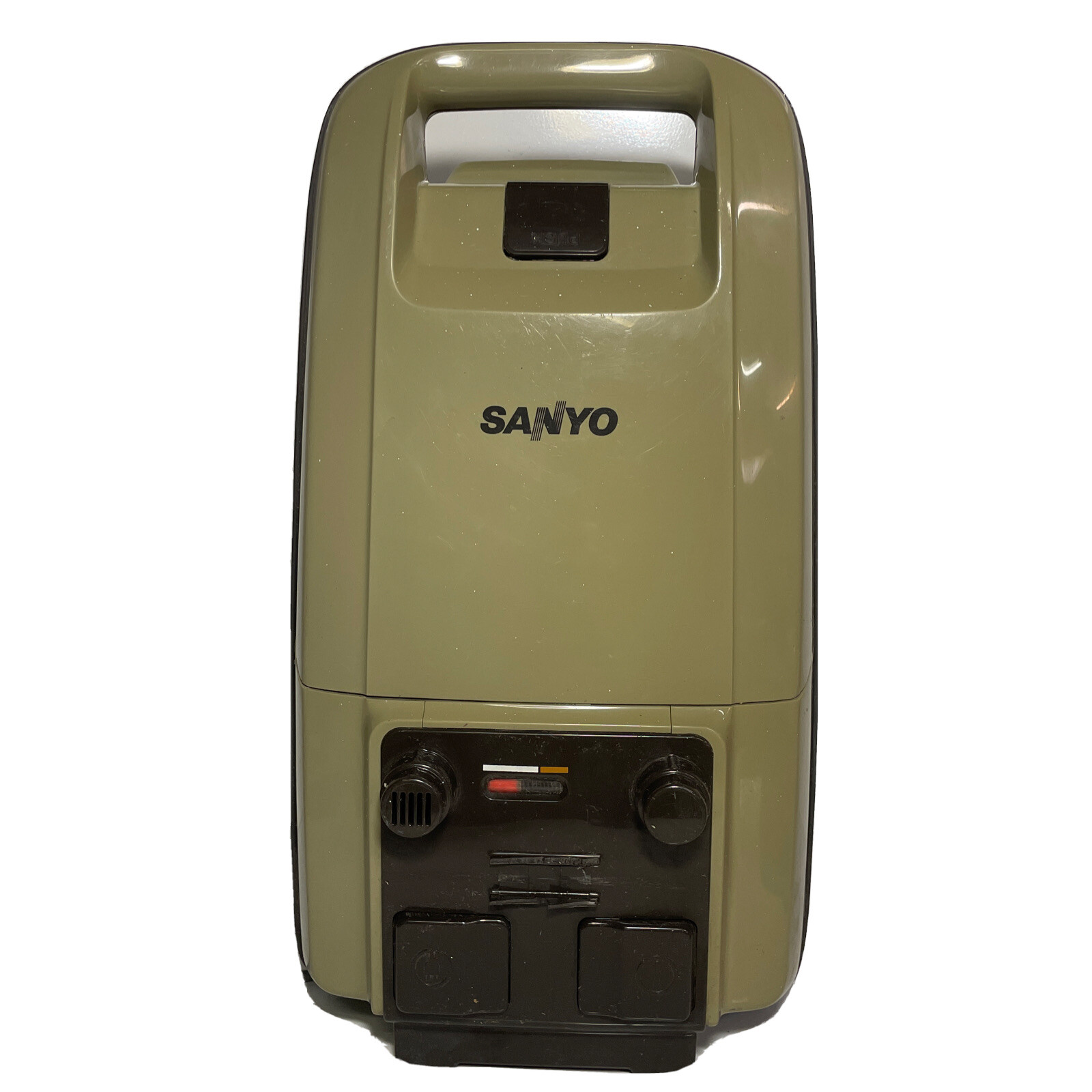 Vintage RARE SANYO Bag VACUUM CLEANER Canister Only Works Great Green