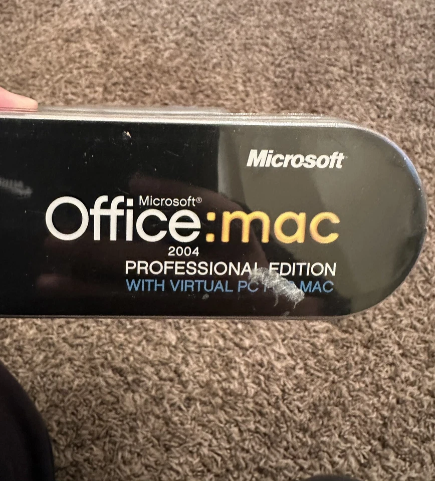 Microsoft Office: Mac 2004 Professional Edition Rare UPGRADE W/ Product Key - Image 4 of 4