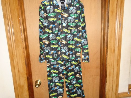 Joe Boxer Youth Size Large 10/12 Cars and Trucks Pajama Set NWT