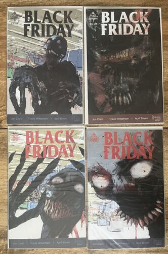 Black Friday #1 Variant Set: Retailer + 2nd Print + Incentive Black Caravan NM