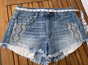 ae denim shorts