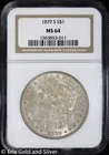 1879-S $1 Morgan Silver Dollar NGC MS 64 | Uncirculated UNC BU