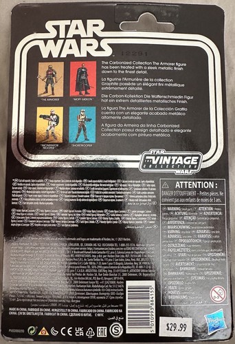 Figura de acción Star Wars Mandalorian The Armorer grafito carbonizado Kenner C9 - Imagen 2 de 4