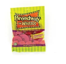 Gustaf's Broadway on Wheels Strawberry Licorice  5.29 Oz Bag