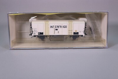  ZQ022 Brawa train Ho 2031 refrigerated wagon FS italia interfrigo