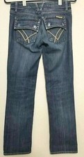 William Rast Belle Cropped Capri Jeans Women's Size 25 Roll Cuff Made In USA