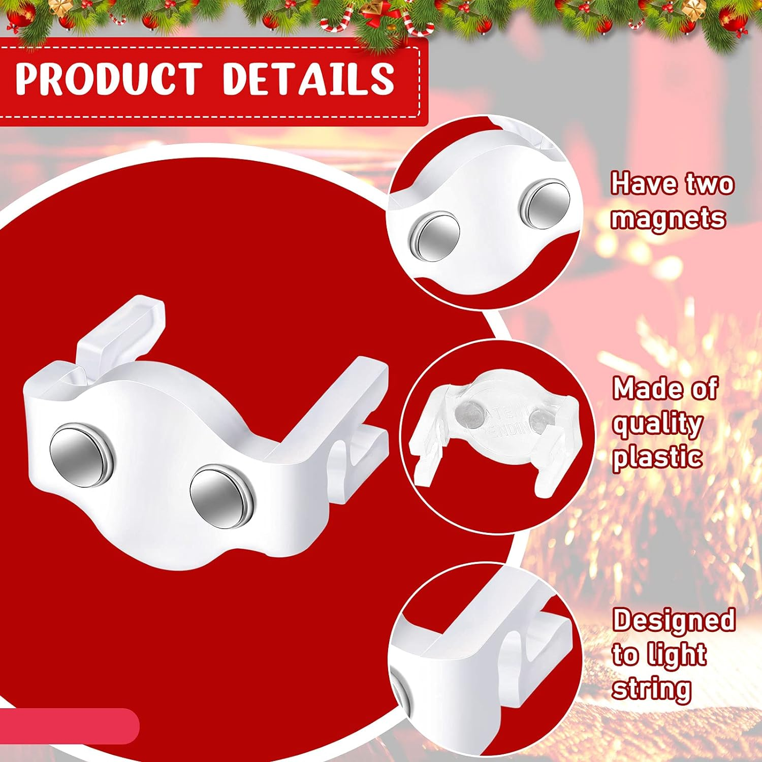 C9 Socket Clips Christmas Light Clips for Outdoor