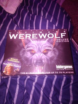 Ultimate Werewolf Deluxe Edition Party Game W/ Hunting Party Expansion Bezier