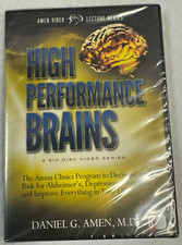 High Performance Brains Daniel G. Amen Lecture Series 6-DVD Set NEW/SEALED