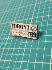Vtg 1999 Toronto Cuta Actu Gold Tone Lapel Pin Hat Lanyard Pin