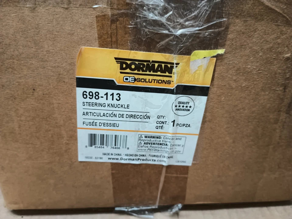 DORMAN NUDILLO DE DIRECCIÓN DELANTERO LADO DEL CONDUCTOR 698-113 SE ADAPTA A FORD FOCUS 2006-11 CAJA ABIERTA Foto 2 de 4