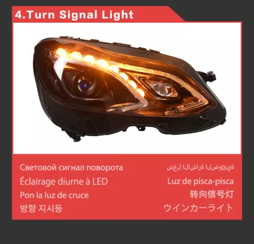 LED Headlights Turn Front Lamp Assembly For Mercedes-Benz E-Class W212 2014-2016 - Picture 17 of 22
