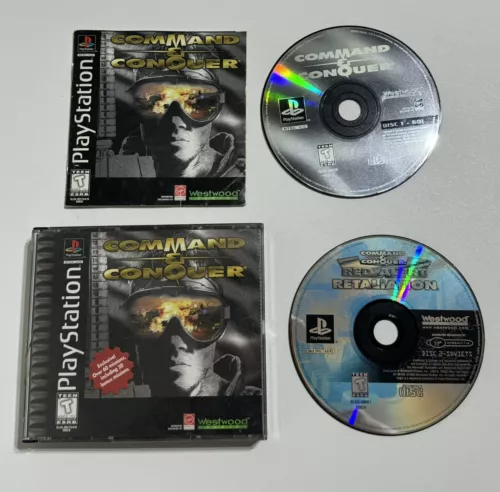 Command & Conquer Disc 1 - Red Alert Retaliation Disc 2 Miss Matched PS1 Sony