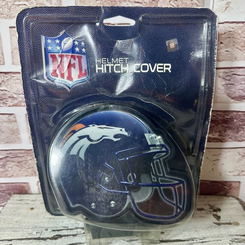 NFL Officially Licensed Denver Broncos 4" Helmet Design Hitch Cover - Picture 2 of 6