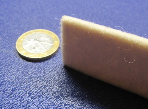 F5 Felt 1/8" Thick x 1.00" Wide x 10 Foot Roll - Picture 3 of 12