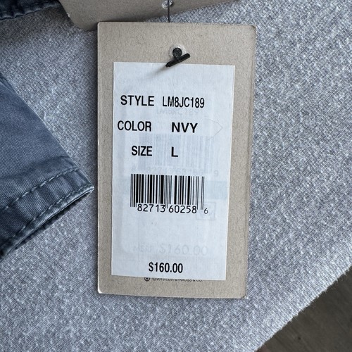 Levi Strauss Navy Denim Jacket size large - new with tags MSRP $160 - Picture 3 of 3