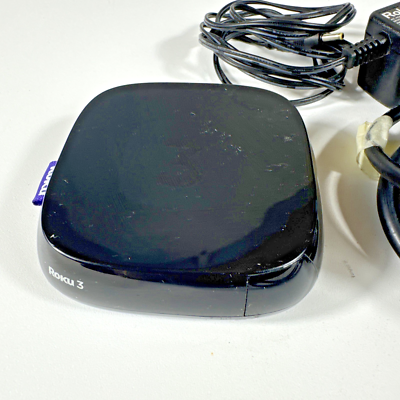 Roku 3 (Model 4200X) Streaming Media Player with Remote, Power
