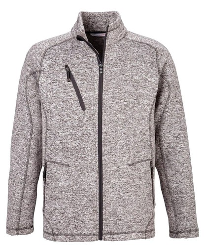 North End Sport 78697 Flux Ladies Bonded Fleece Jacket Carbon