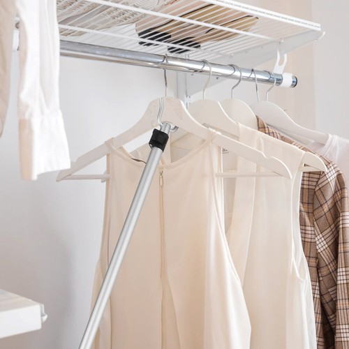 Bastone retrattile per palo abbigliamento creativo con gancio asta stendibiancheria retrattile - Foto 2 di 11