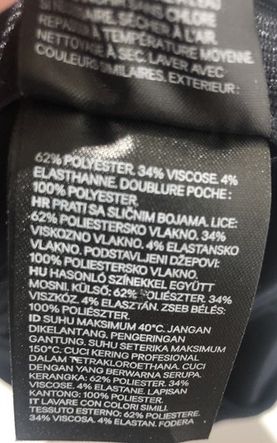 Womens Size 4 H&M Dark Navy Dress Pants - Picture 5 of 8