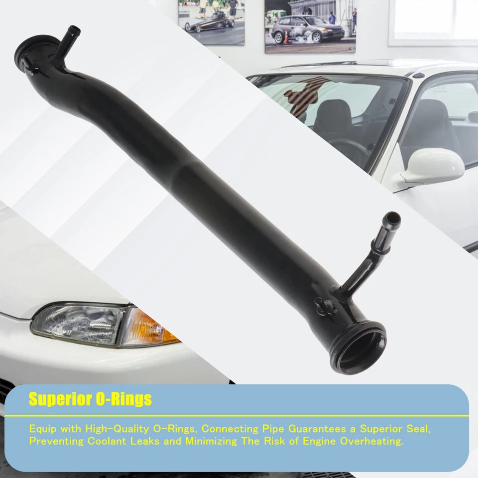 Water Coolant Connecting Hose Pipe for 1992-1995 Honda Civic 19505-P06-A00 - Image 3 of 4