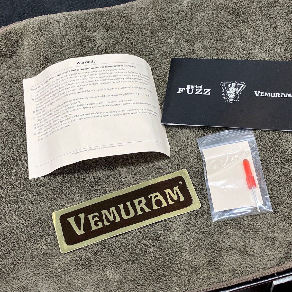 USED VEMURAM Myriad Fuzz Very popular FUZZ Free Shipping | eBay USED VEMURAM Myriad Fuzz Very popular FUZZ Free Shipping | eBay