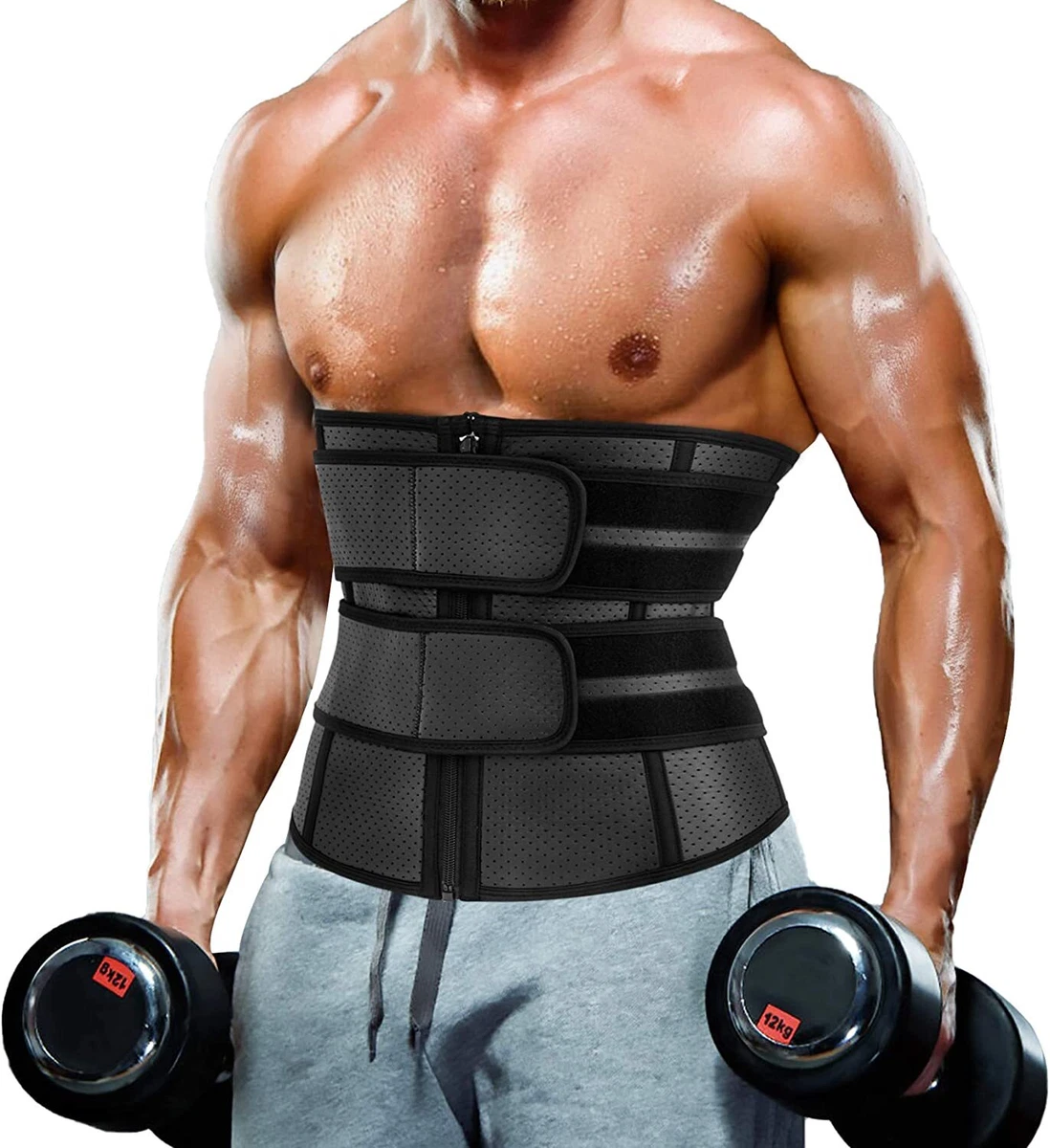 Waist Trainer Trimmer for Men Tummy Control Shapewear Neoprene
