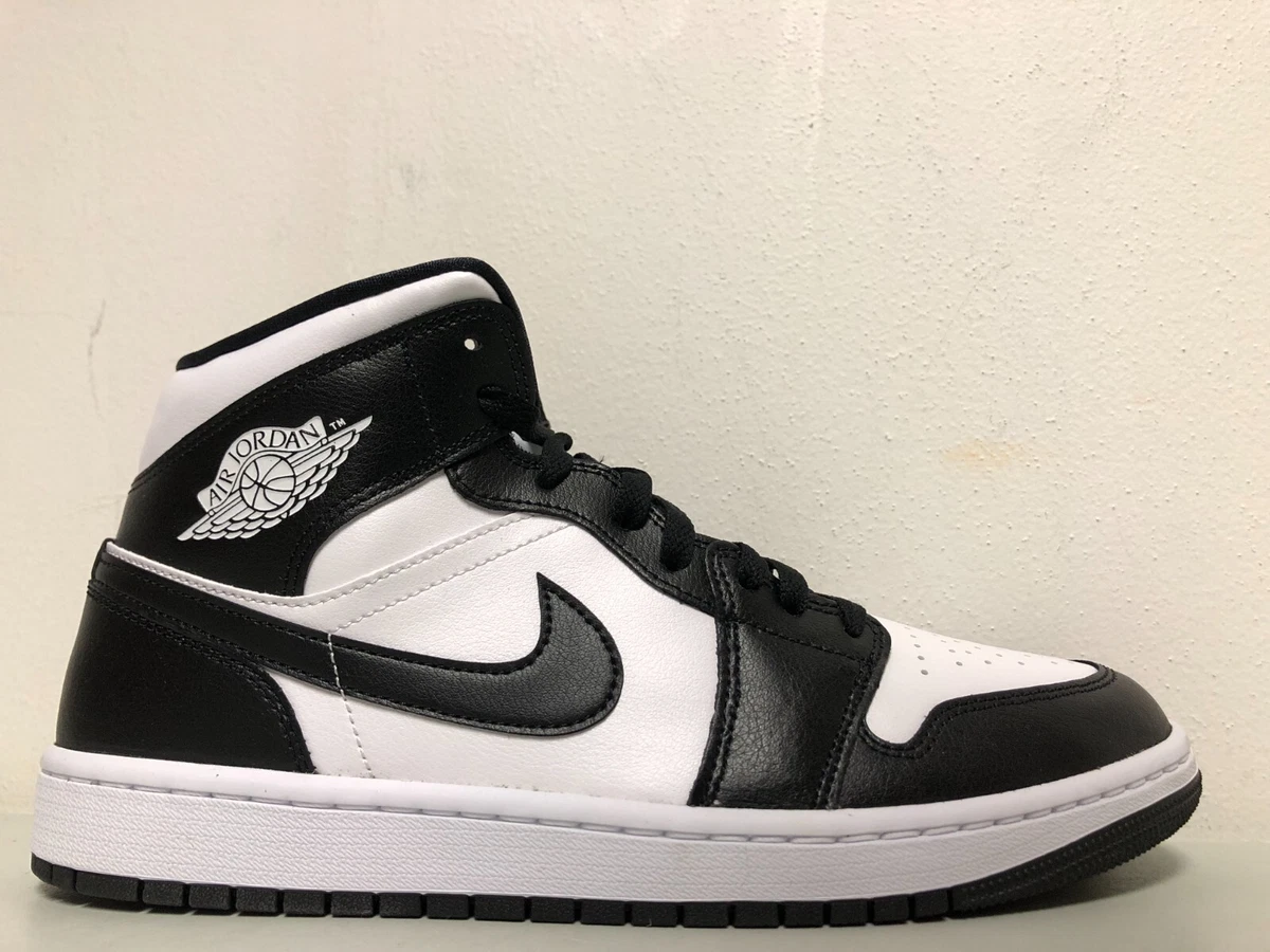 Jordan 1 Mid Black White W | eBay