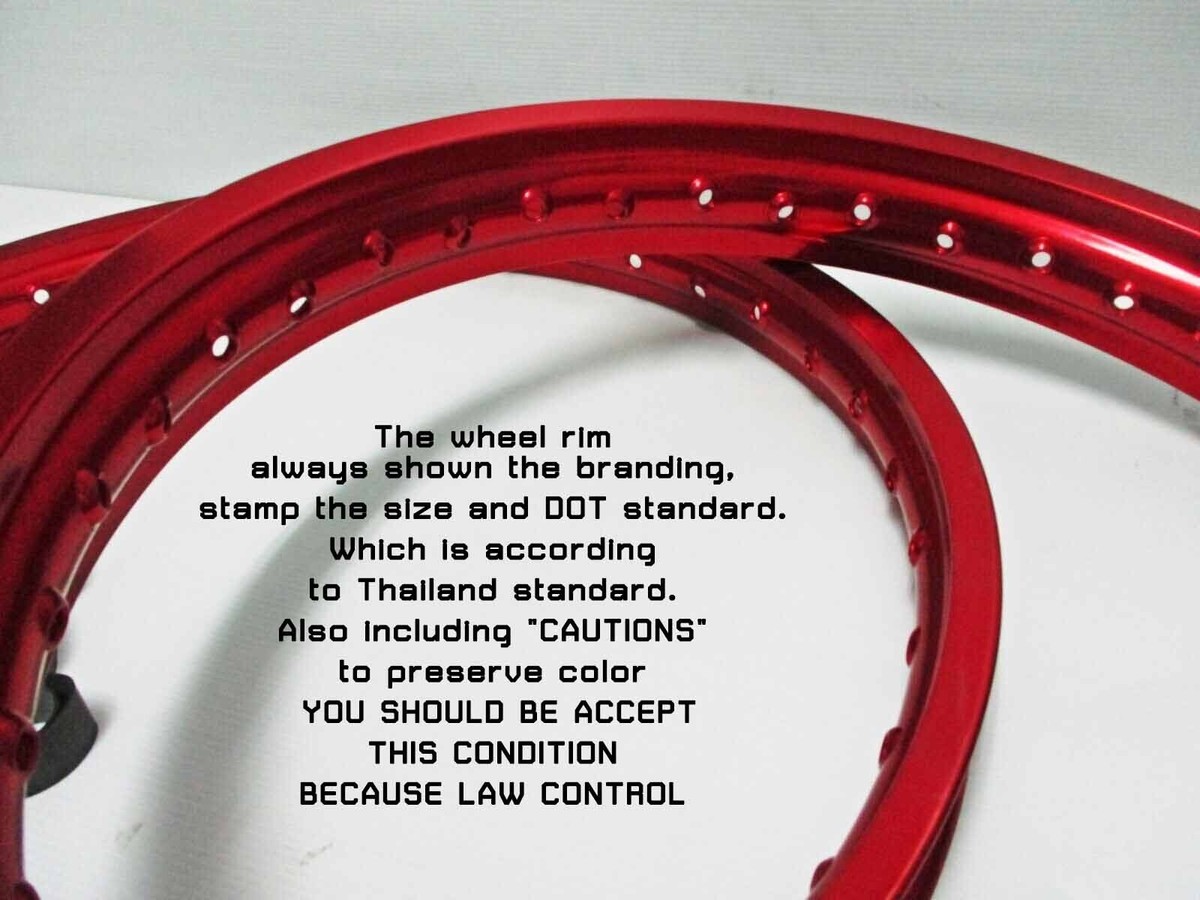 KAWASAKI G31 G31M 1970-1971 F & R ALUMINIUM RED WHEEL RIM SET