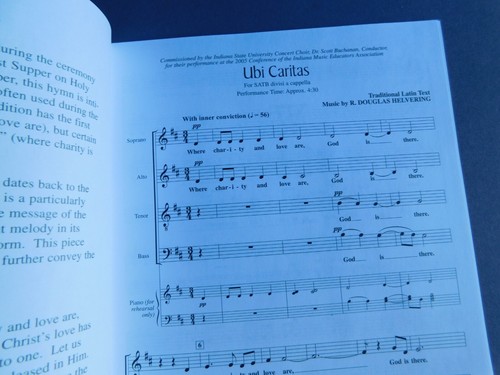 Ubi Carita - R Helvering - SATB divisi a cappella - 2005 sheet music - 第 2/5 張圖片