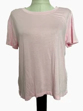 JOYSPUN Livaeco Pink Short Sleeve Sleep Tee Sz 2X*
