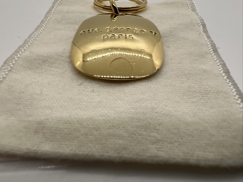 Givenchy Oro Ave George V París y Logo De Colección Llavero Llavero Años 80 LEER - Imagen 11 de 23