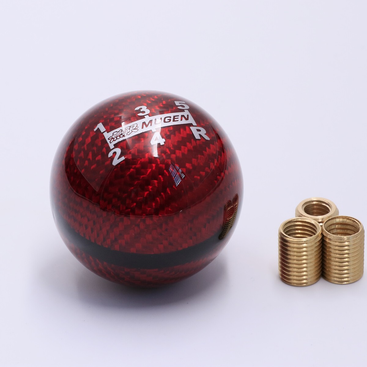 Pomo De Cambios Mugen Estilo 6 Velocidades Con Punto Rojo Para Acura Integra DC5, RSX, Civic Si, S2000