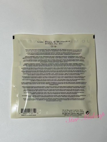 Jo Malone LIME BASIL & MANDARIN Scent To Go - Nuevo, Sellado - Imagen 3 de 3
