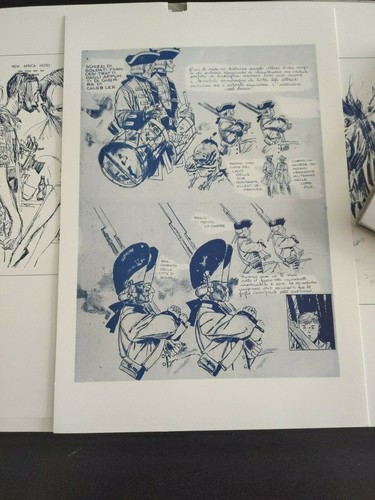 Hugo Pratt ★ TICONDEROGA Portfolio & Album TL/Nr. bis 10 Ex. Nr. VI/X EO 1987 - Bild 10 von 12