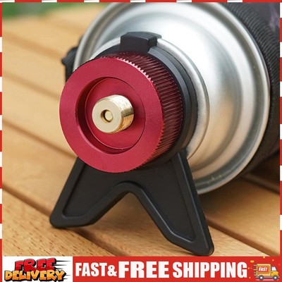 Gas Tank Self-Locking Conversion Stove Head Durable Reusable for Outdoor Camping