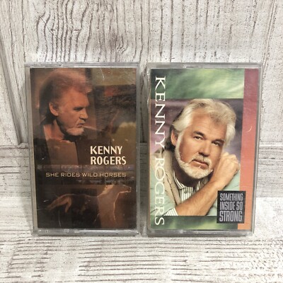KENNY ROGERS - 'Something Inside So Strong'  She Rides Wild Horses Cassette Tape