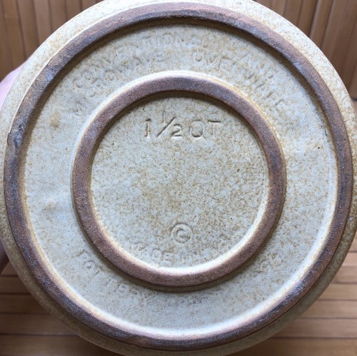 Vtg 1970's Pottery Craft Oven & Microwave 1 1/2 Qt Beanpot Bean Pot Casserole - Picture 7 of 7