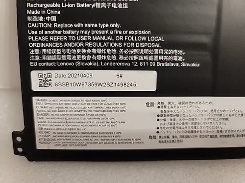 Genuine Lenovo 11 500e Gen 2 Chromebook Battery L18D3PG1 MFG Date 2021 - Picture 3 of 4