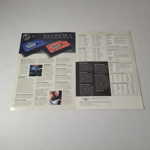 Korg Toneworks Werbebroschüre Flyer Gitarreneffekte - Bild 4 von 5