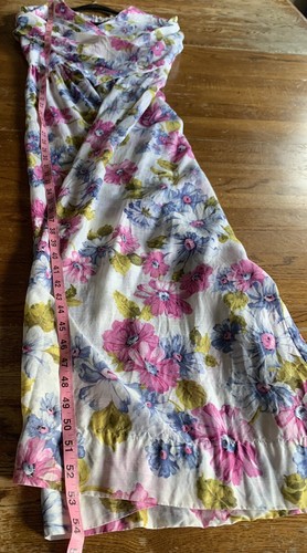 Vintage Floral Maxi Dress 80s S/M Cottagecore Cottage Hippy* - Picture 17 of 17