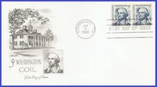 USA4 #1304 U/A ARTMASTER FDC STR2  George Washington