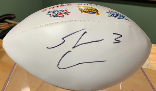 Stephen Gostowski Patriots 3 Time Super Bowl Champion Signed Duke NFL Football - Picture 1 of 3