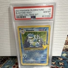 PSA 10 Blastoise 2/102 Celebrations Classic Collection Holo EN Pokemon TCG