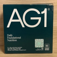 Athletic Greens 5 Single-Serving Packets AG1 Green Food Supplement Exp 12/25 New