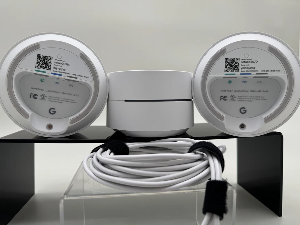 Google WiFi GJ2CQ (A4RAC-1304) Mesh System (3-Pack) Dual-Band Routers - Image 4 of 4