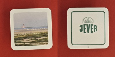 Jever Lighthouse #2 Brewery Beer Mat Beer